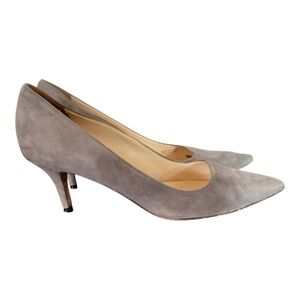 Cole Haan Gray Suede Wrapped Heel Pumps Ladies 9B